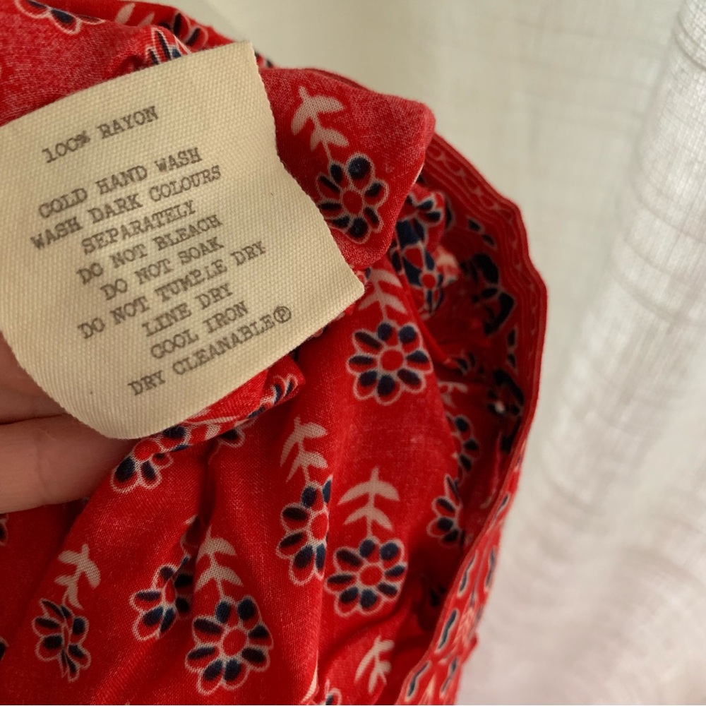 Spell Gypsiana Red Paisley Maxi Skirt - Picture 9 of 9